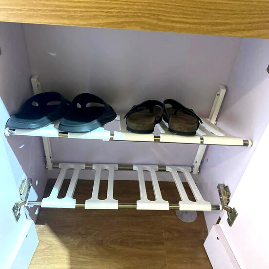 Shoes Cabinet with provided room slippers